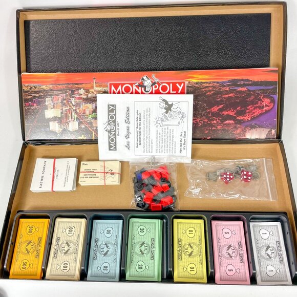 Monopoly Las Vegas Edition Board Game USAopoly Open Box Complete - Picture 5 of 5